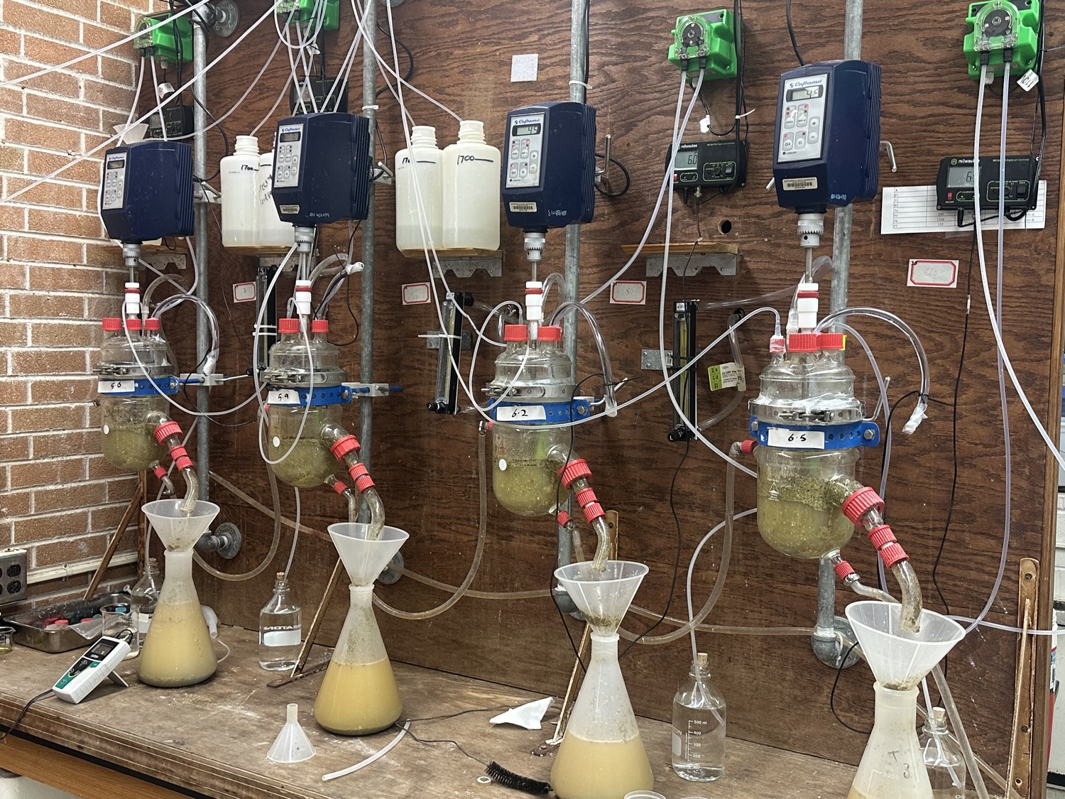 Continuous-culture fermenter system in the rumen-nutrition laboratory